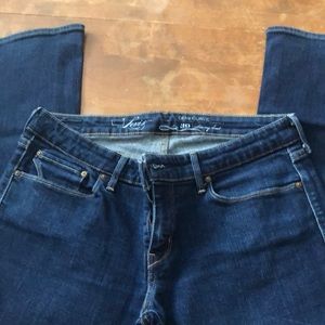 Dark wash Levi’s jeans